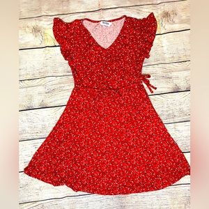 Kid’s red dress